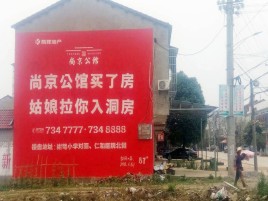 邵东墙体广告在乡镇、农村市场的媒体优势