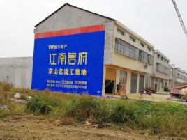邵东农村墙体广告在不同形式上面展现的不同特色